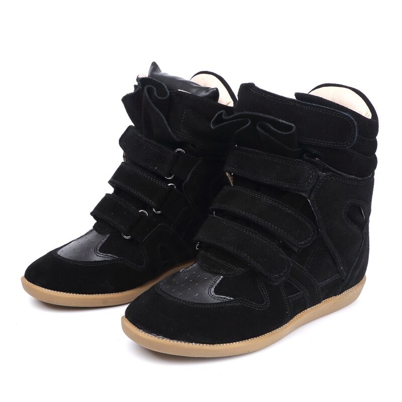 home shoe indoor slipper designer- shoes Isab trainers mart bek leather trimmed wedge black white comfortable womens sneakers simple ett imslipper Rih