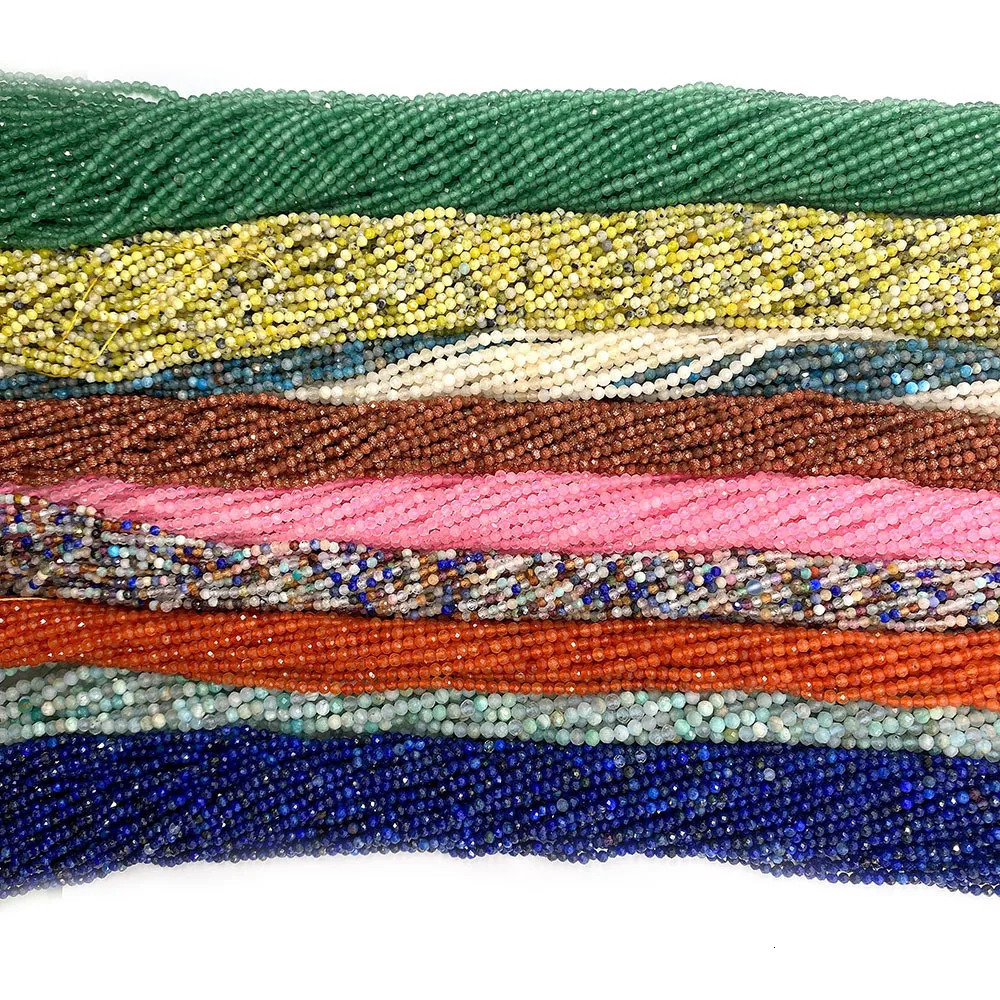 Natural cutting circular peacock stone loose beads 2mm m 4mm for DIY jewelry necklace accessories 241212