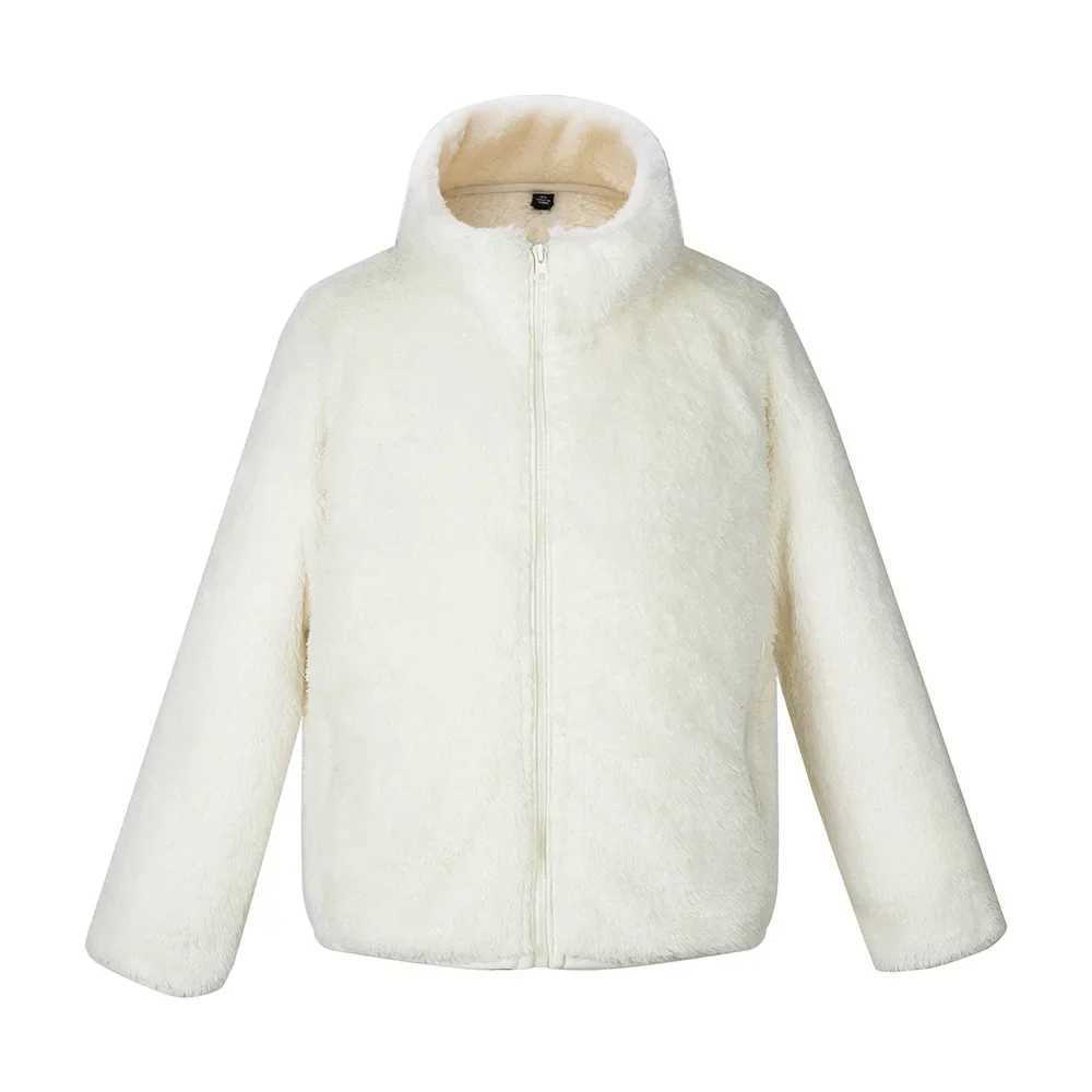 Childrens Fleece Jacket Winter Thickened Warm Coats for Boys Girls Coral Velvet Windbreaker Teenager Outerwear Baby OutfitsXJ241214