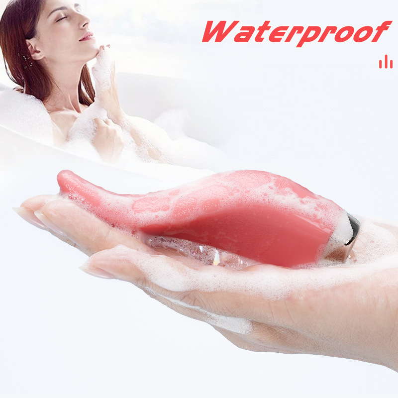 Soft Realistic Tongue Shaped Vibrators for Female Sex Toys