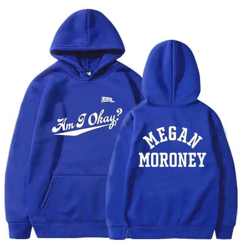 Megan Moroney Am I Okay Hoodie Womens/Mens Harajuku Aesthetic Letter Printing Hoodies Unisex Autumn/Winter Pullover Sweatshirt Hoody X241216