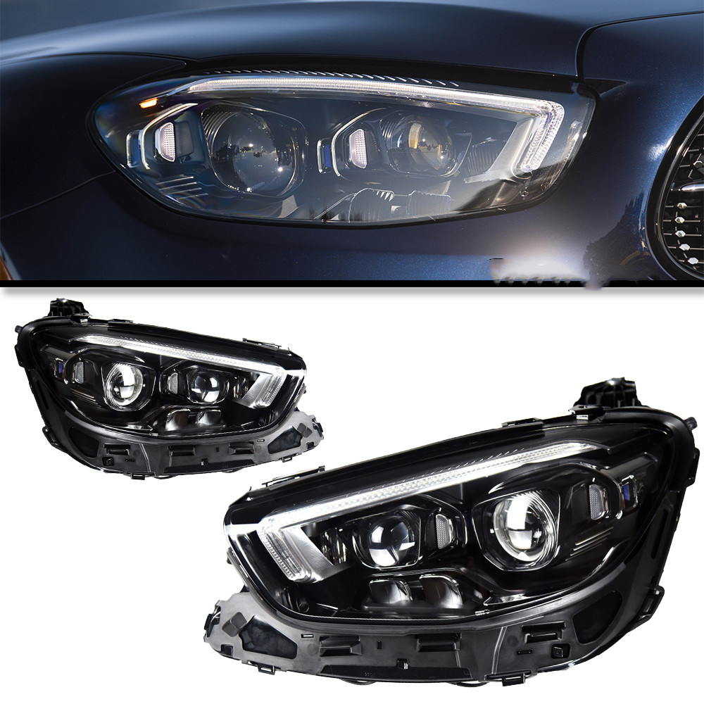 Car Lights For Benz W213 20 16-20 22 E Class E260 E300 LED Auto Headlight Assembly Upgrade High Configuration Accessories
