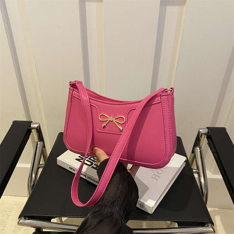 High Quality And Versatile Armpit Women's New Fashionable Hand-Held Shoulder Bag, Stylish French Stick Bag