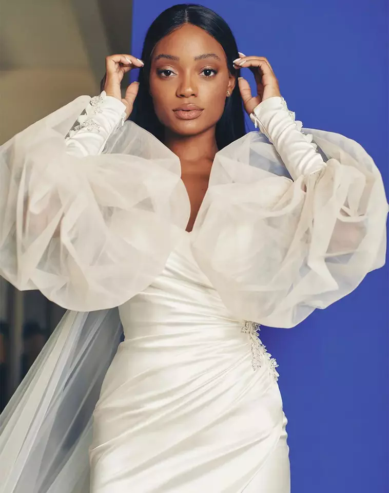 A-Line Short Wedding Party Dresses Detachable Off Shoulder Long Sleeves Pleats Bridal Gowns Brides Party Gowns for Women Bridals Dress Customized Vest