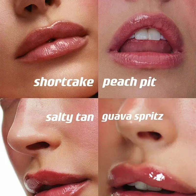 Make 8 Colors Up Lip Gloss Toast Espresso Raspberry Jelly Ribbon Moisturizing Shiny Glitter 2 Liquid Lipstick Lipgloss Beauty Cosmetics stick gloss
