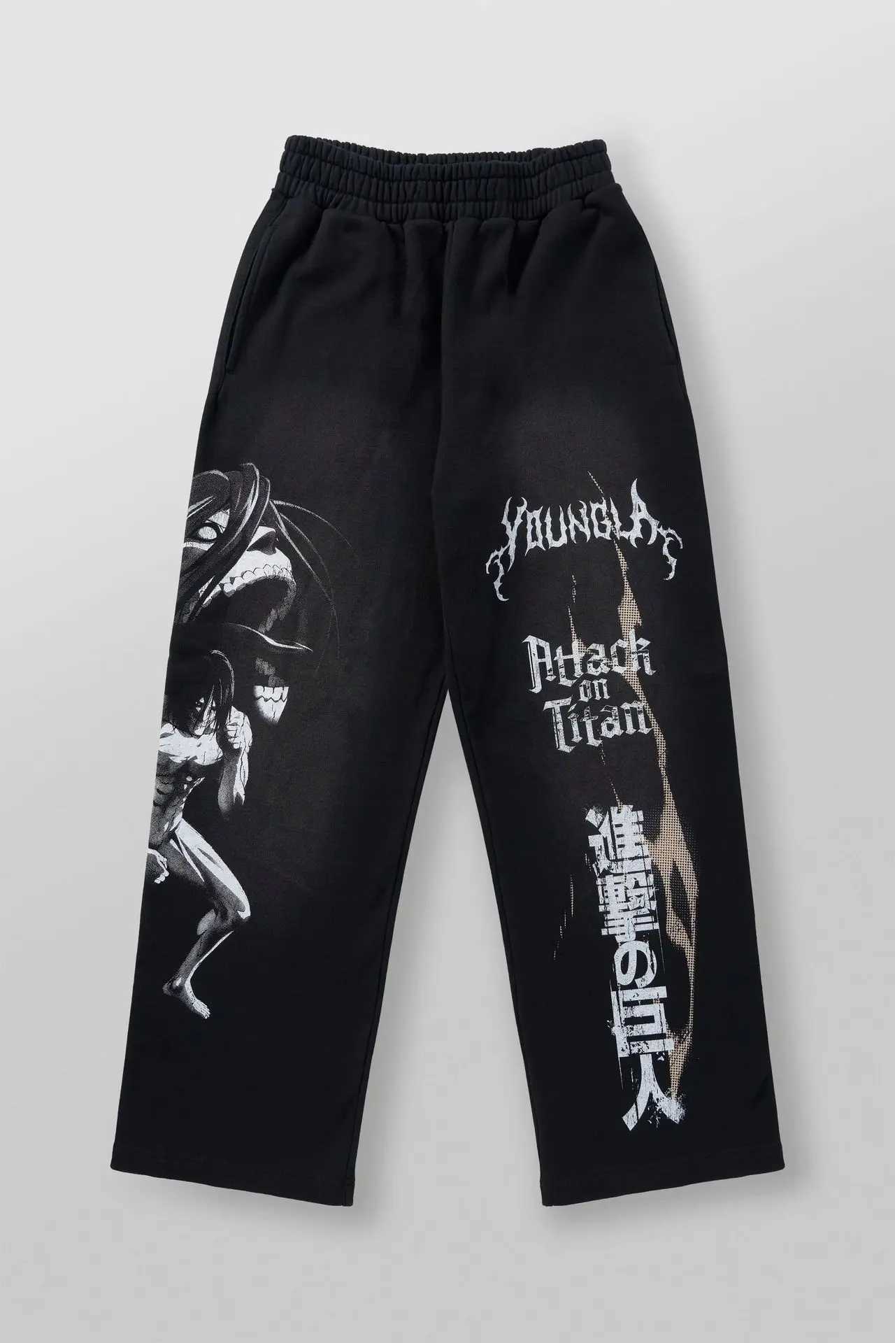 2024 leisure sweatpants gym bodybuilding running training pants cotton terry printed bouquet foot pants X241216