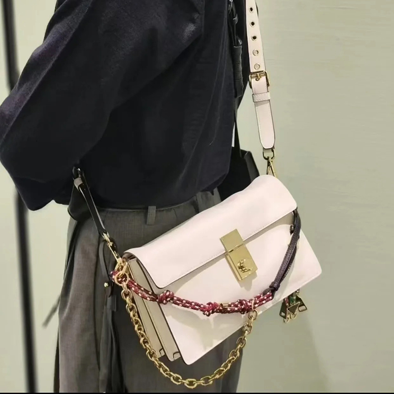Women's Crossbody - Soft Leather, Gold Style, Designer Shoulder Bag For Trendy Looks