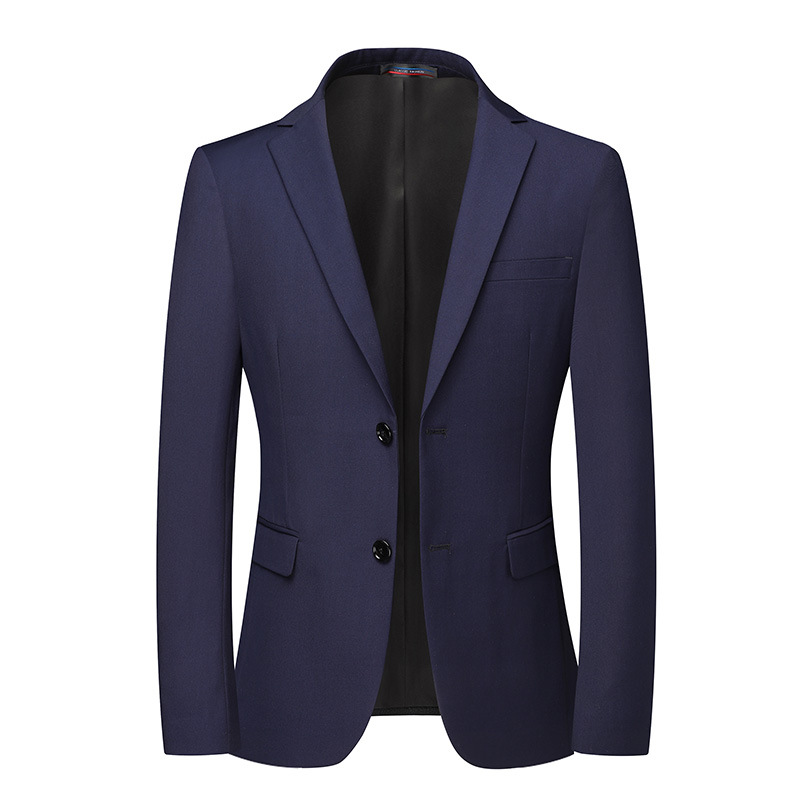 B1216Men's small suit outer single suit slim fit casual top