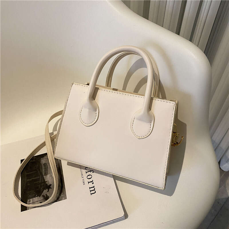 Spring New Crossbody Retro Leisure Handheld Small Square For Women Simple Fashion Western Style Shoulder Bag