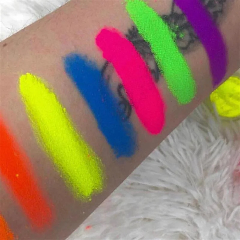 2013 Neon Phospholipid Pigment Powder Set 12 pieces Fluorescent Nail Flash Chrome Gradient Effect Ombre Friction Dust 241213
