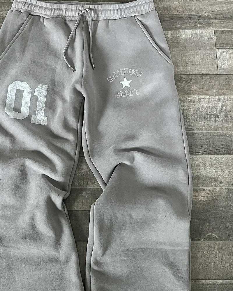 American street print drawstring casual pants men hip hop Harajuku couple sweatpants High street fashion loose straight pants X2503191