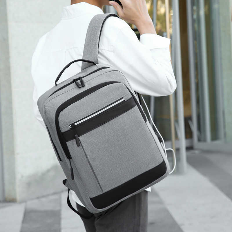 Usb Charging Leisure Business Backpack Large Capacity Laptop Backpack Travel Bag Mens Outdoor Backpack 240920
