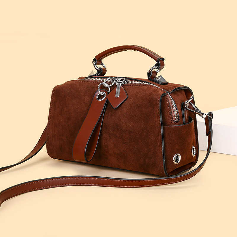 Suede Fashion Women's Bag Autumn/Winter New Collection Single Shoulder Handheld Crossbody Women's Bag Commuter Bag Women 241215