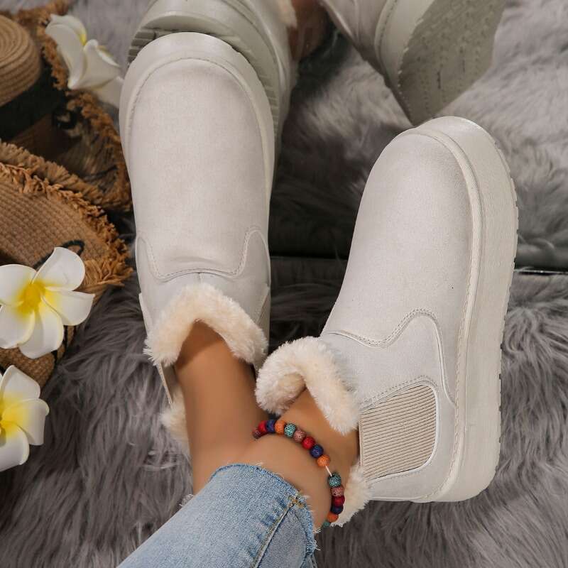 High-top Snow Thickened Plush Warm Simple and Versatile Comfortable Cotton Shoes DLSYXD Brand Women's Boots