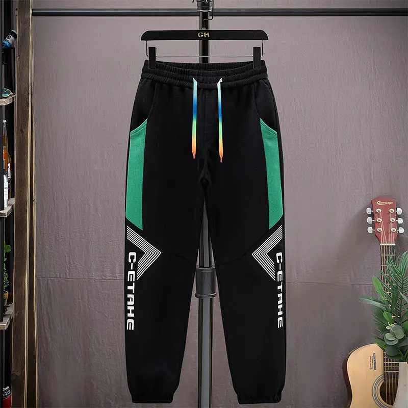 Autumn 2025 New Pants Mens Casual Pants Trendy Leg Pants Loose plus size Mens Sweatpants Fashion Mens Sports Pants X2503191