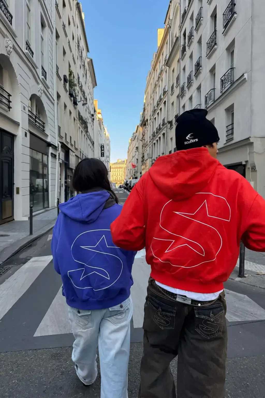 High Strt Harajuku Mens and Womens Simple Letter Zipper Hoodies y2k Winter Punk Garbage Temperature Casual Retro Trendy Top X241216