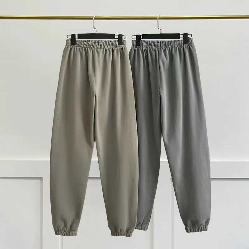 West Season 6 Sweatpants Vintage Solid Colour 100% Cotton Season Collection High Quality 1 1 Mens Womens Casual Pants X241216