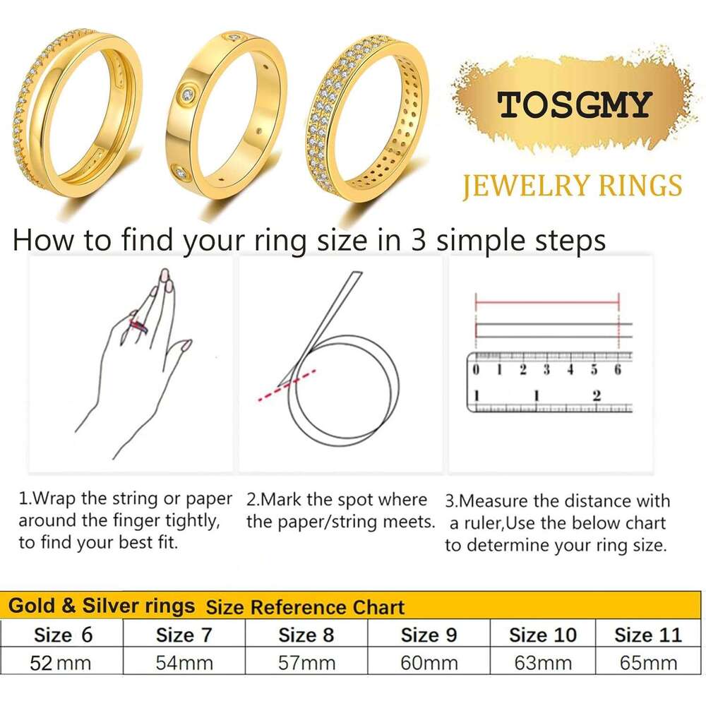 Sier for Women Non Tarnish Stackable Trendy Dainty Gold Plated Stacking Cubic Zirconia Thumb Ring Set Love Friendship Dual Band Promise Wedding Engage