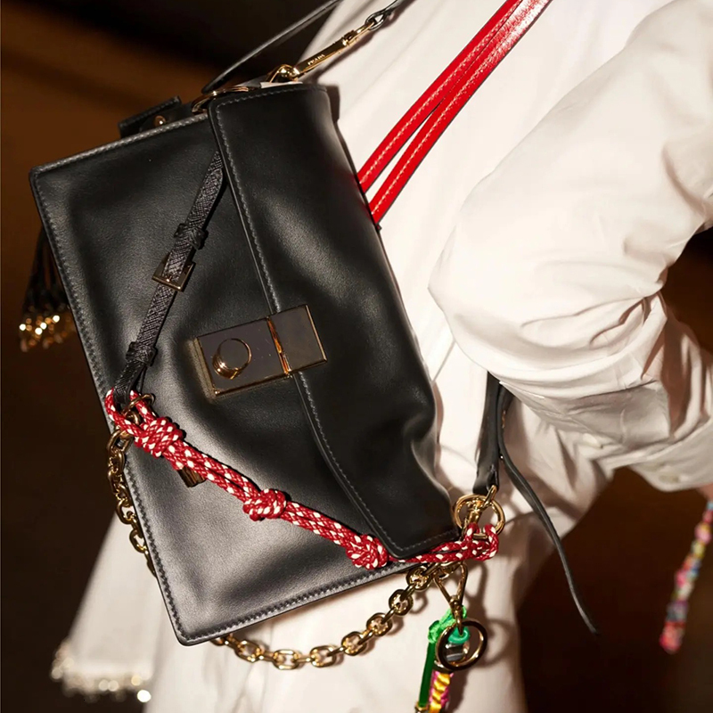 Women's Crossbody - Soft Leather, Gold Style, Designer Shoulder Bag For Trendy Looks