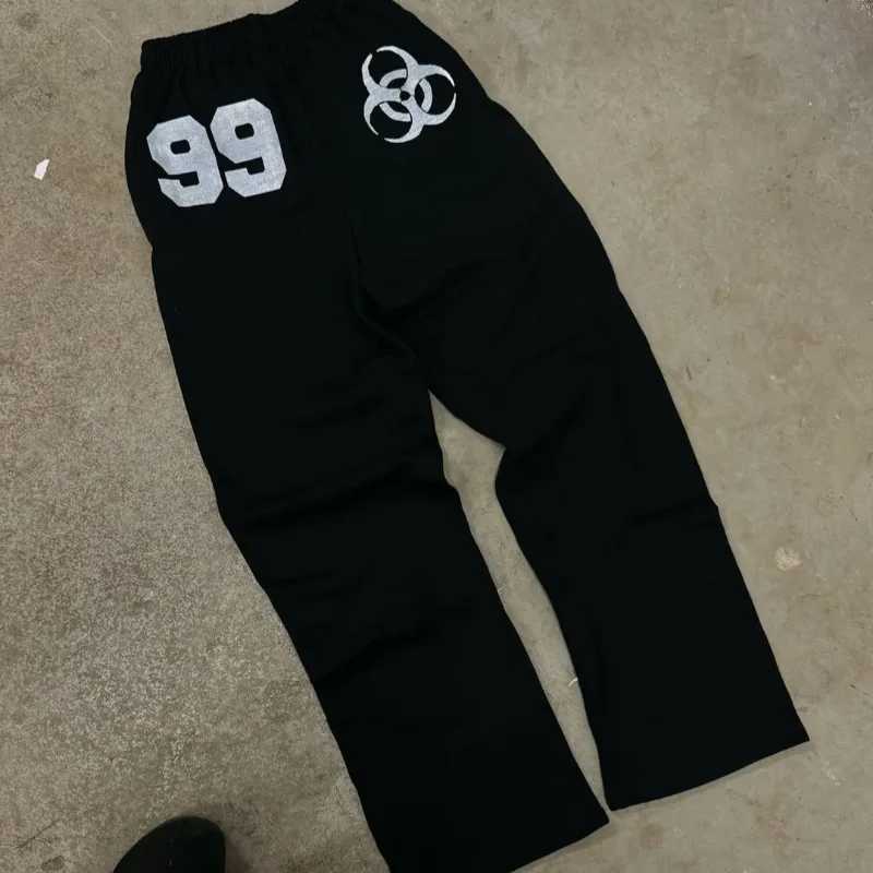 Solid Colour Casual Pants Mens Summer Digital Printed Sweatpants Loose Fashion Cotton Straight Leg Pants X250319