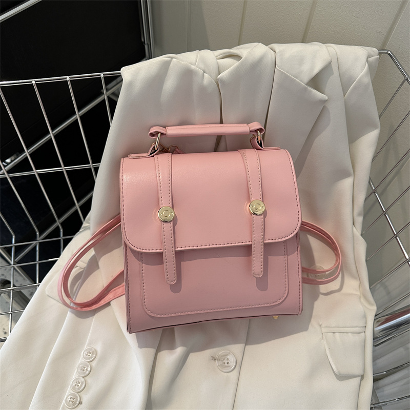 2025 free shipping designer bags for womens Backpack bags black pink sliver brown Minimally designed backpack