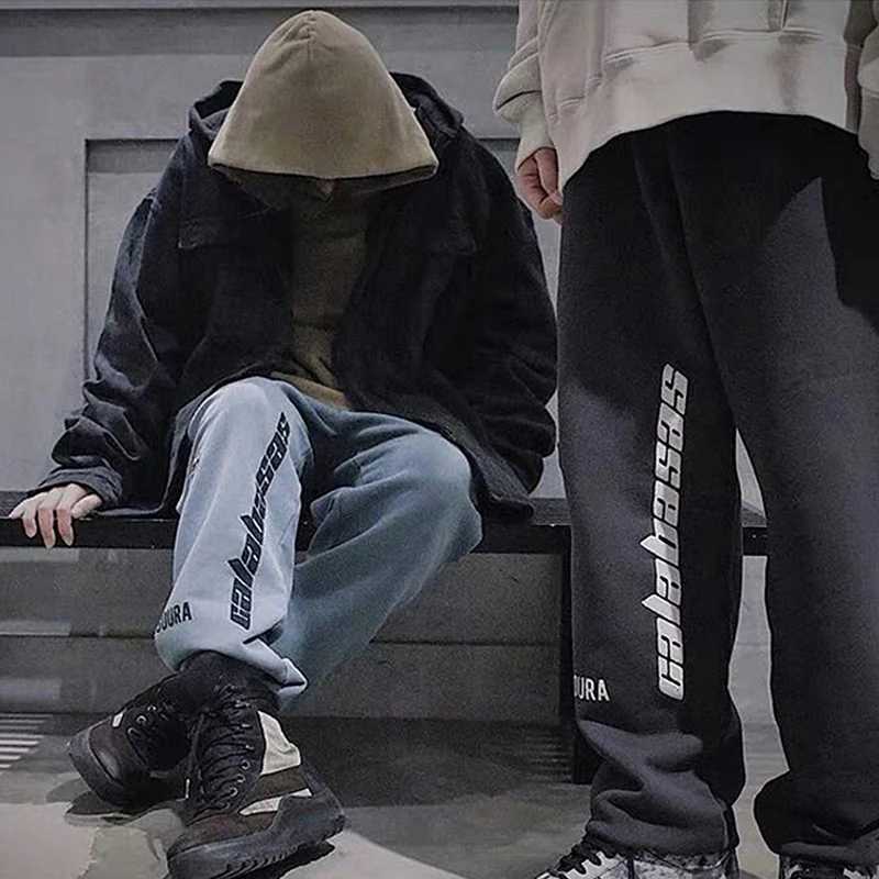 Street Fashion Pop Season 6 Casual Pant High Quality Embroidery Cotton Sweatpants Unisex Calabasas Trousers X2503191