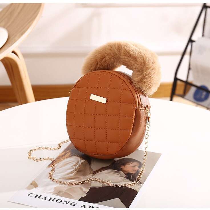 Ladies Handbag Wholesale Of Foreign Trade Korean Edition Women's Shoulder Niche Fashion Small Round Bags