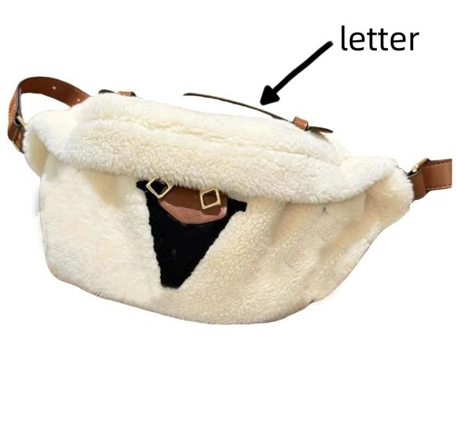 Fanny pack teddy designer bag fluffy bumbags flower winter sac luxe crossbody waist bags for mens women zipper letter brown retro classical xb133