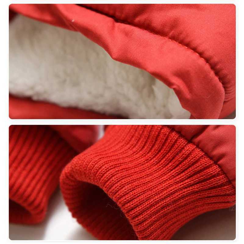 Winter Thick Boys Jackets 2023 New Warm Clothes Children Jacket Plus Velvet Padded Jacket Boy Hooded Jackets Mid-length SnowsuitXJ241214