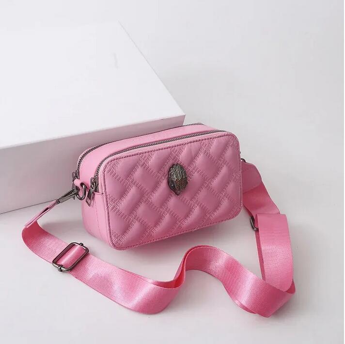 kurtly geiger bags New Shoulder 2025 Fashion Camera Zipper Letter Small Square Bag Womens Handbag