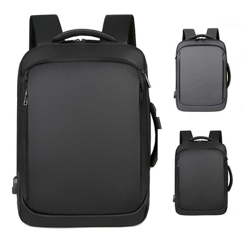 Backpack New Business Mens Film Computer Bag Multi Functional Business Backpack Large Capacity Leisure Travel Bag 240920