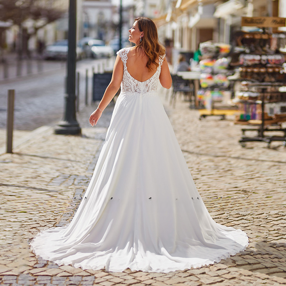 Gorgeous Mermaid Floral Lace Appliques Wedding Dresses with Detachable Train Off the Shoulder Castle Wedding Gowns 05
