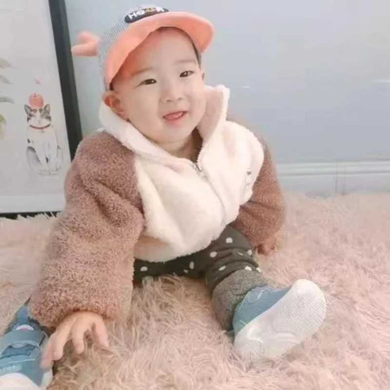 NEW Winter Children Kids Polar Fleece Hoodies Sweatshirts Baby Boys Girls Jackets Sweatshirts soft thick warm highXJ241214