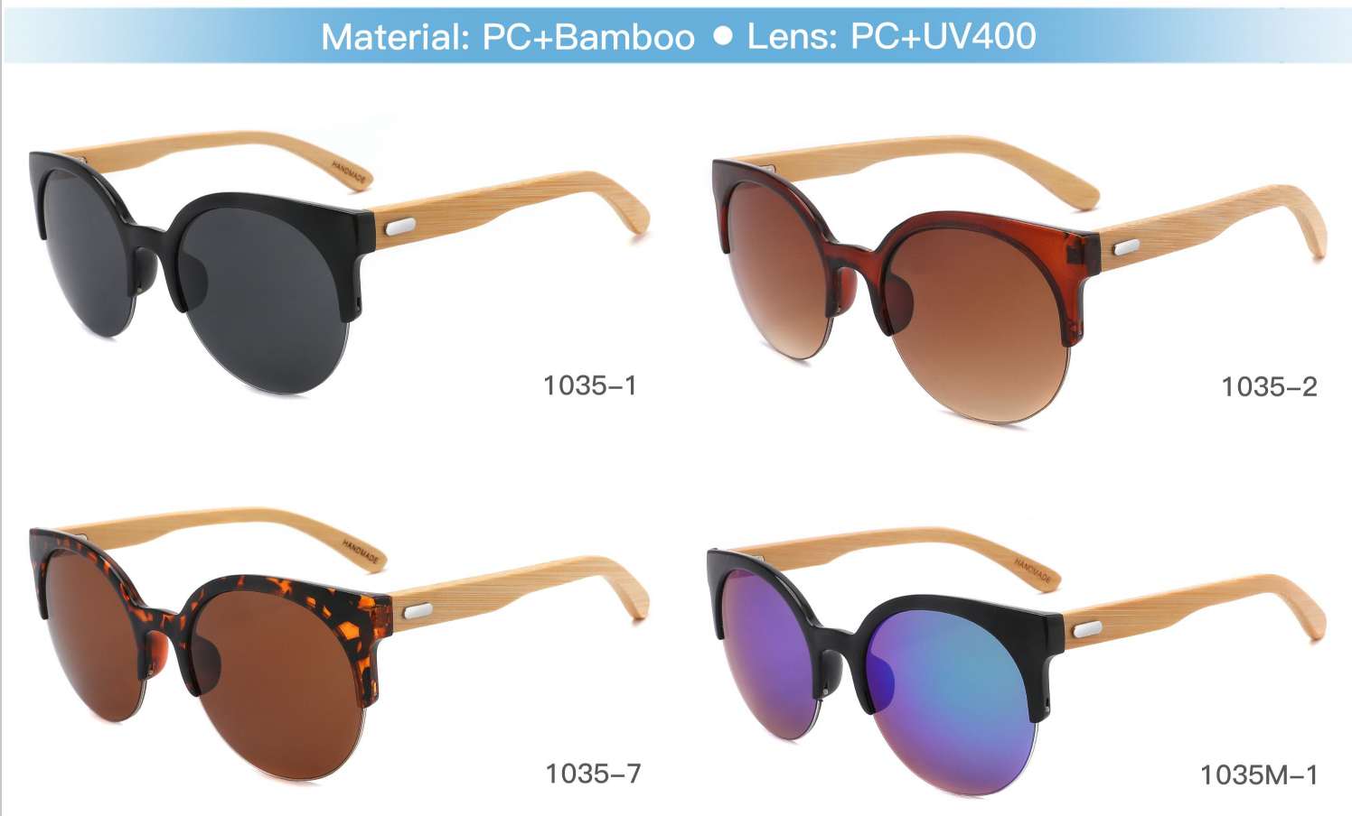Luxury designer sunglasses shield sunglasses Man Women Goggle Beach Sun Glasses Eye protection with large frame for slimming effect PC frame wooden gl
