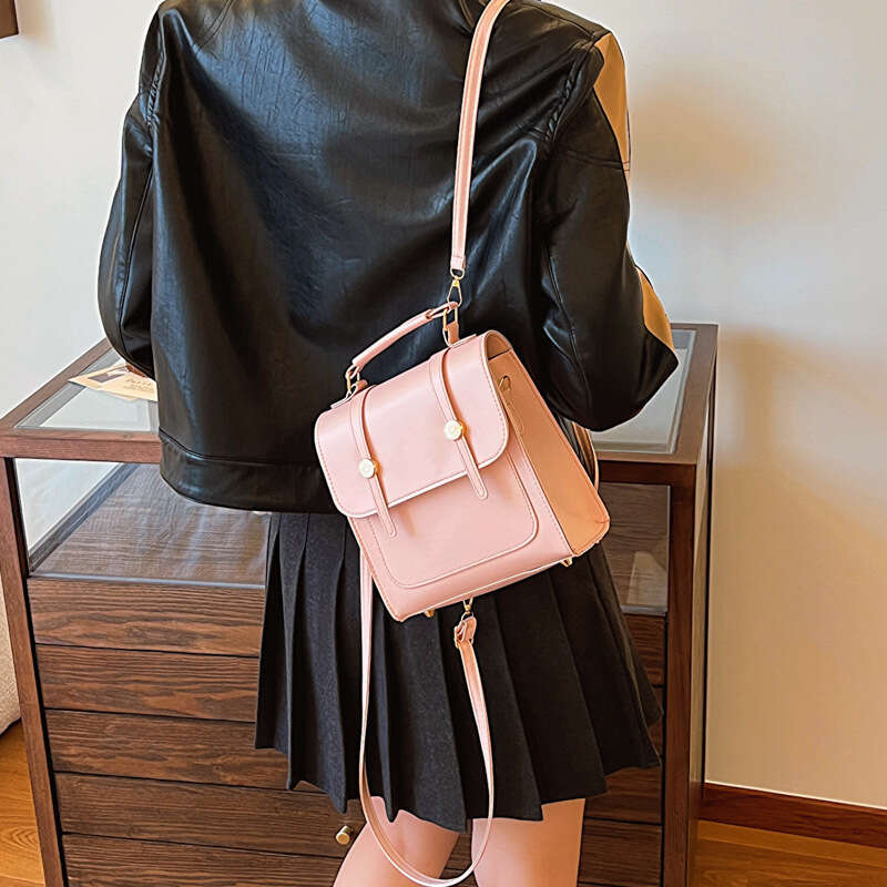 Large Capacity Fashionable Temperament Backpack Autumn New Style Western-Style Casual Women's Simple Bag Trend