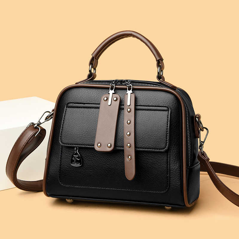 Advanced crossbody bag autumn fashion versatile high-end feeling women's bag multi-layer women's bag large capacity practical handbag 241215