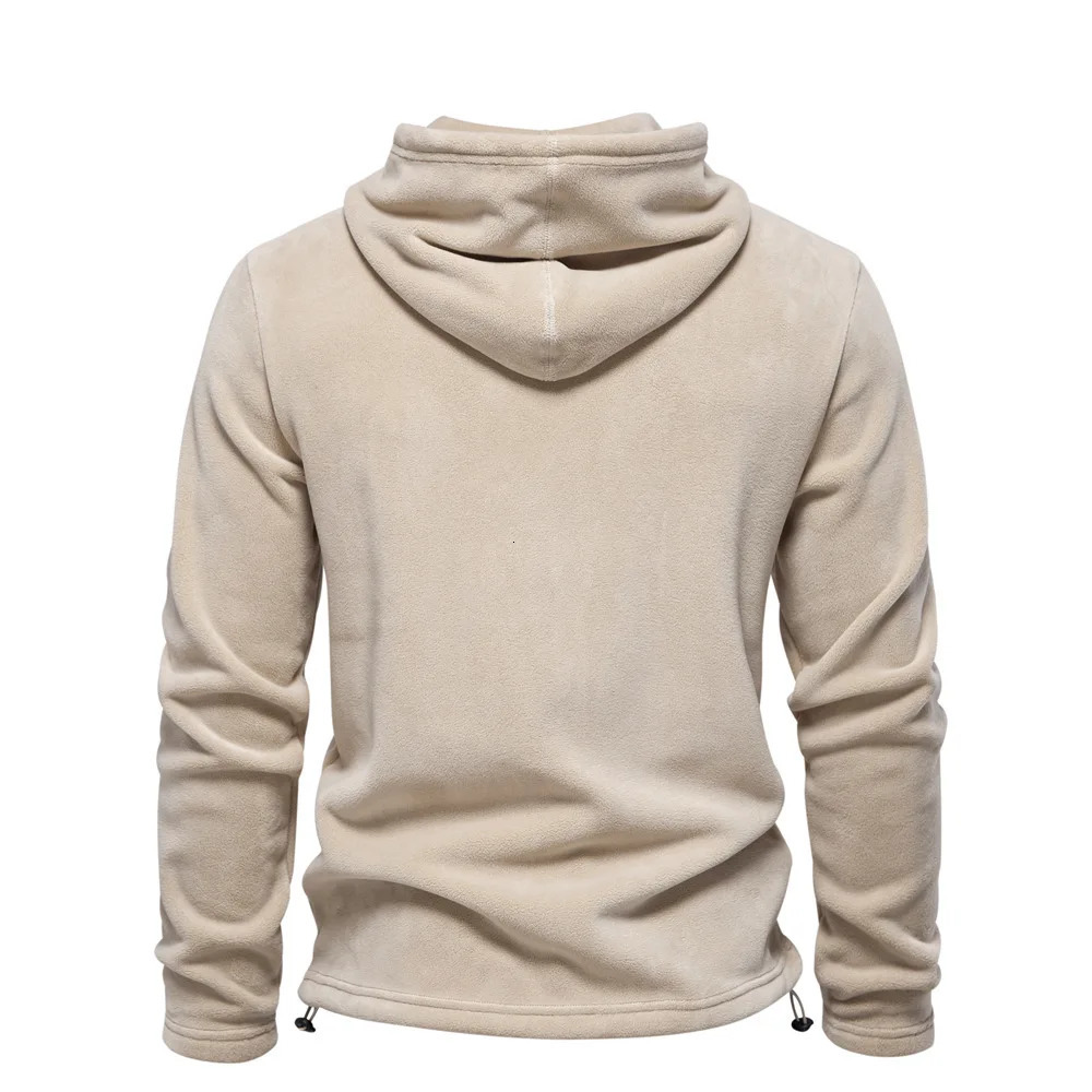2025 Mens Hoodies Women Pullover High quality Thicken Warm Fleece Casual Hoodie Sweatshirts Solid Color Hoodies Oversize Men 241214