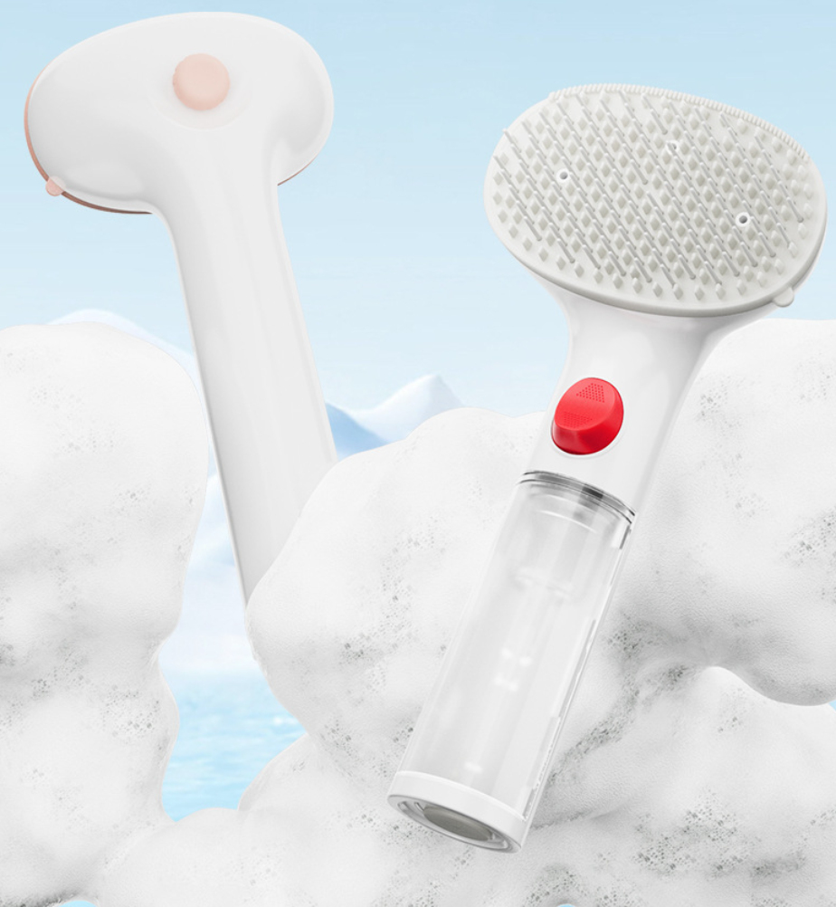 Pet Bath Brush Dog Cat Hair Cleaning Tool Handheld Shower Sprayer Grooming Comb