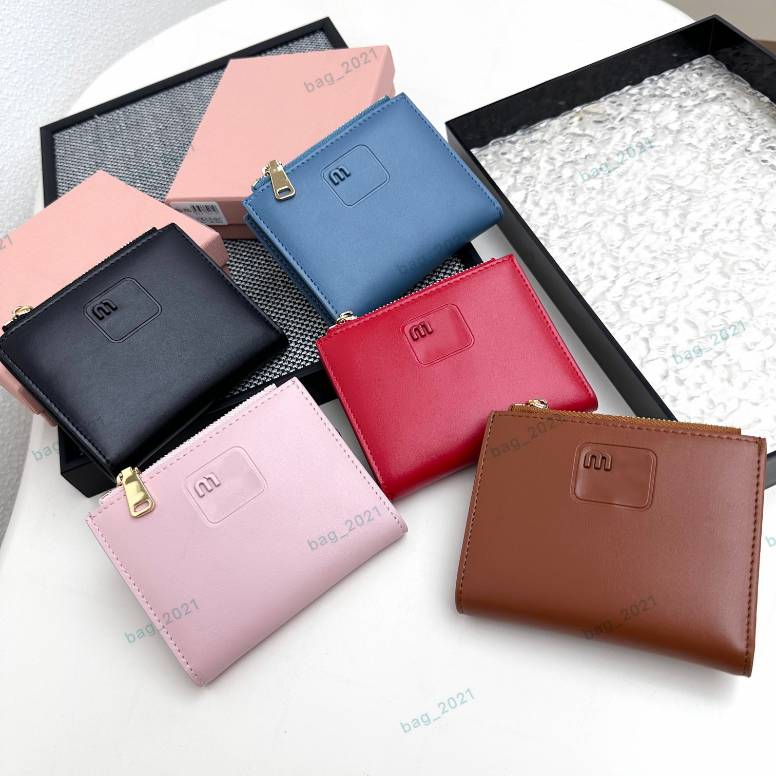Mu Designer Wallet Matelasse Nappa Leather Flap Card Holder Wallet With Snap Closure Woman Zipper Space Wallets Credit Card Slots Luxury Bag Wallet Purse 509 510 511
