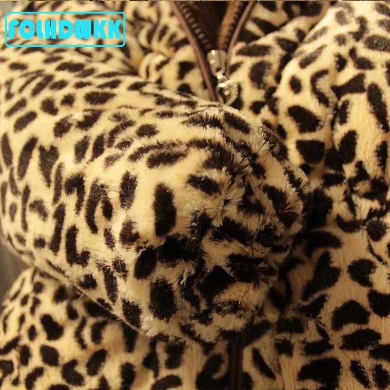 Kids Jackets Coat For Girls Winter Spring Baby Jackets Coats Children Leopard Jacket Coat Warm Outerwear Hoodies Kids ClothingXJ241214
