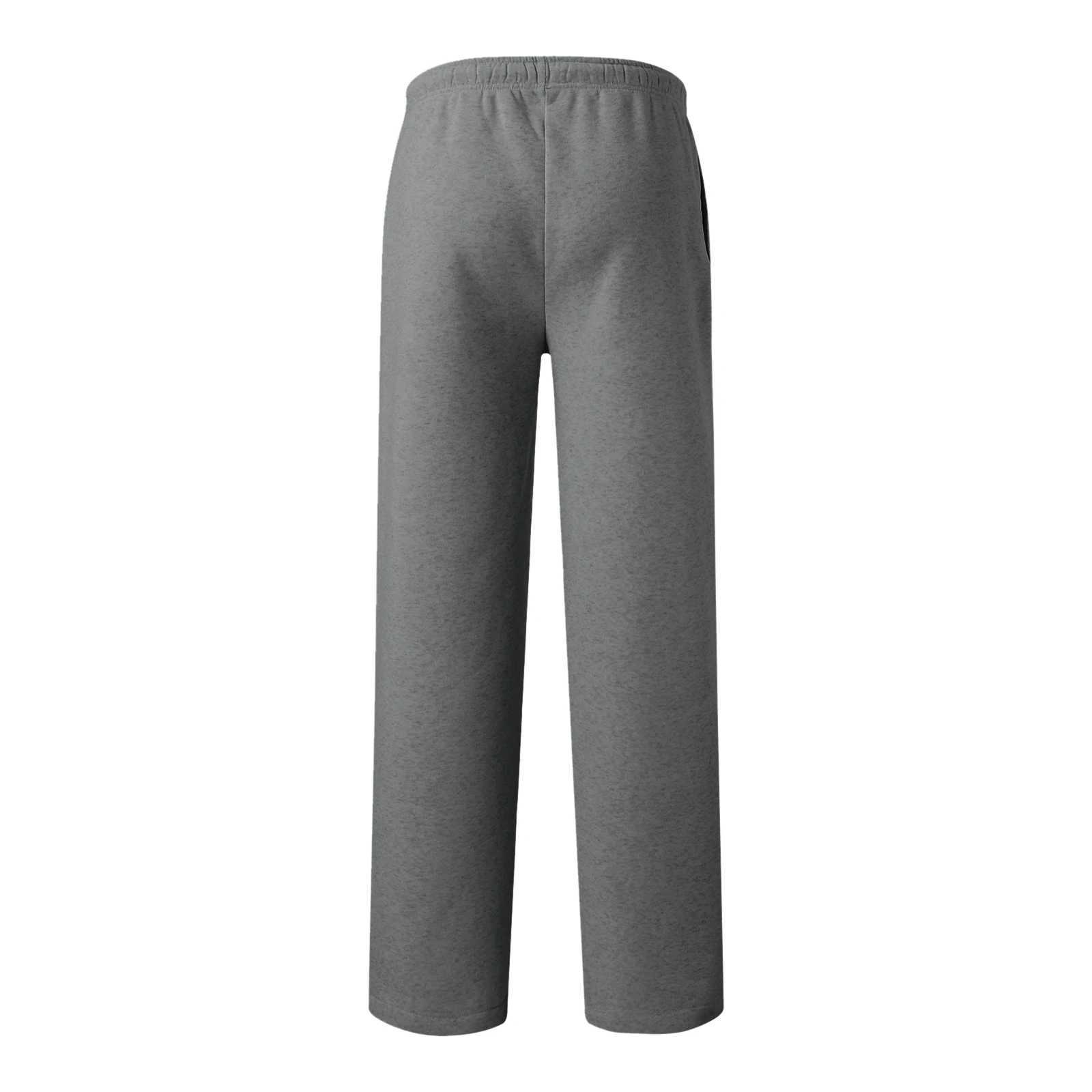 Baggy Sweatpants For Men 2024 Elastic Waist Drawstring Grey Pants Sport Casual Trousers With Pockets Gym Fitness Joggy Plus Size X2503191