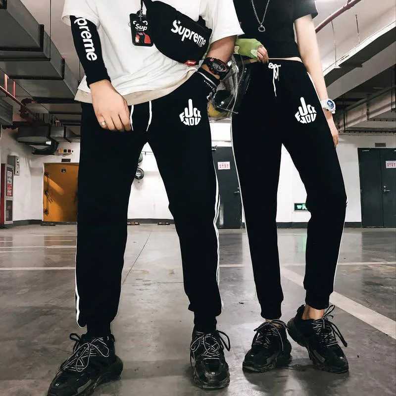 The new Couple style trendy Sports Pants Baggy Jogger Casual Trousers Shorts Slacks Outdoor Sweatpants Running Pants men/women X250319