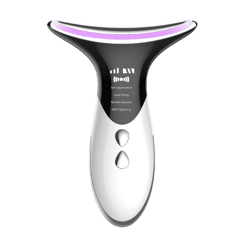 Face Massager CkeyiN Neck Face Lifting Machine Face Massager Pon Therapy Eye Massage Tool Vibration Anti Wrinkle Double Chin Remover 231023