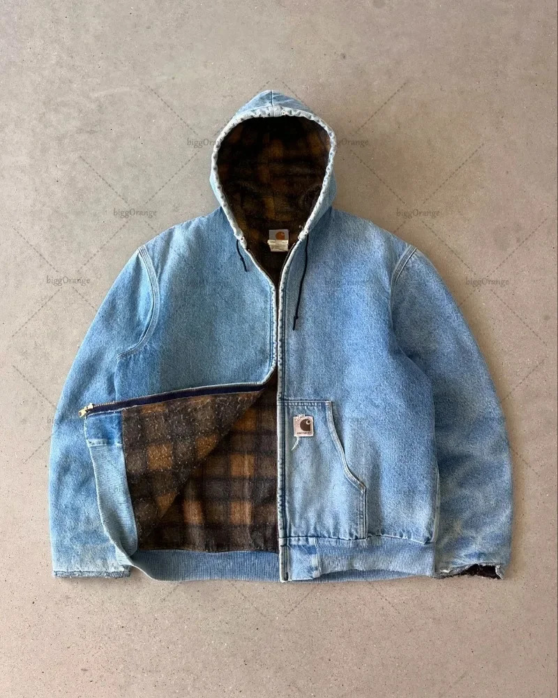 American Street Hiphop Trendy Casual Loose Zipper Hoodie Men Y2K Retro Harajuku Fashion Versatile Oversized Sweatshirt 241216