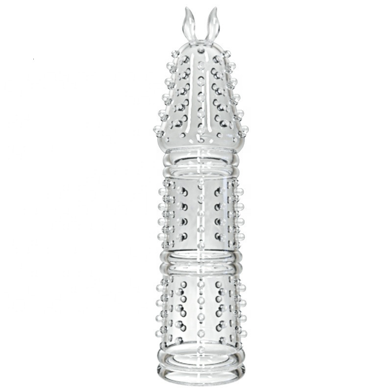Low Price Male Sex toys Prelong Crystal Penis Condom For Men
