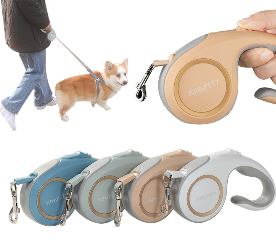 3M Retractable Dog Leash Automatic Pet Walking Lead Durable Rope for Small Medium Large Dogs