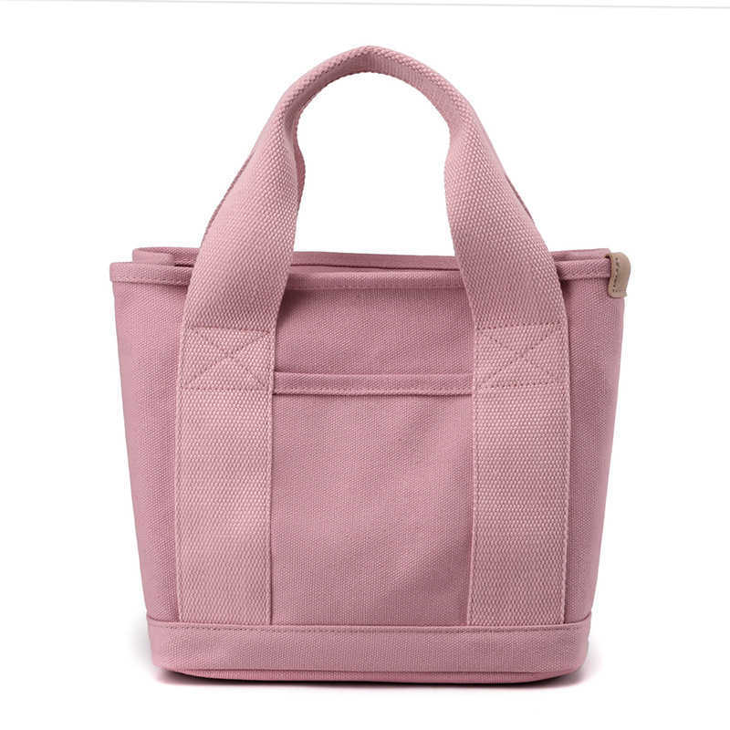 Versatile leisure Women's canvas bag canvas bag women's fashion leisure large capacity portable Tote Bag 241215