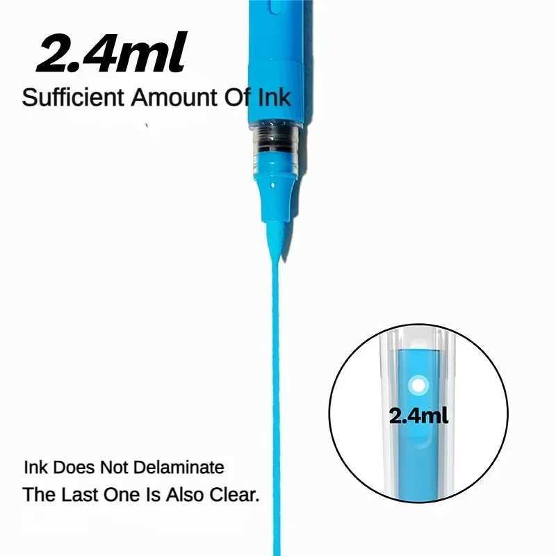 Markers KASIMIR Soft Brush Direct-liquid Acrylic Marker Paint Pen Pull out appearance Graffiti Manga Crafts School Stationery Supplies H241215