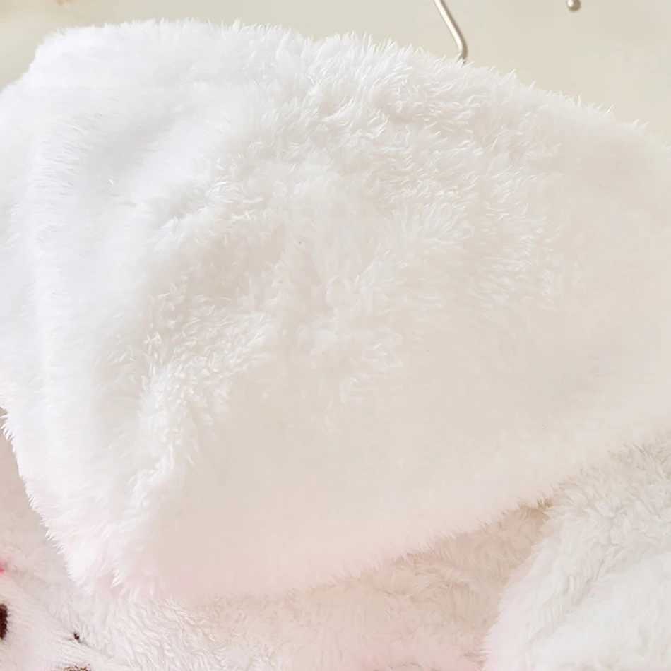Sweet Little Girls Plush Fleece Hoodie Jacket Warm and Cozy Lining Autumn Winter Cute and Comfortable Casual OuterwearXJ241214