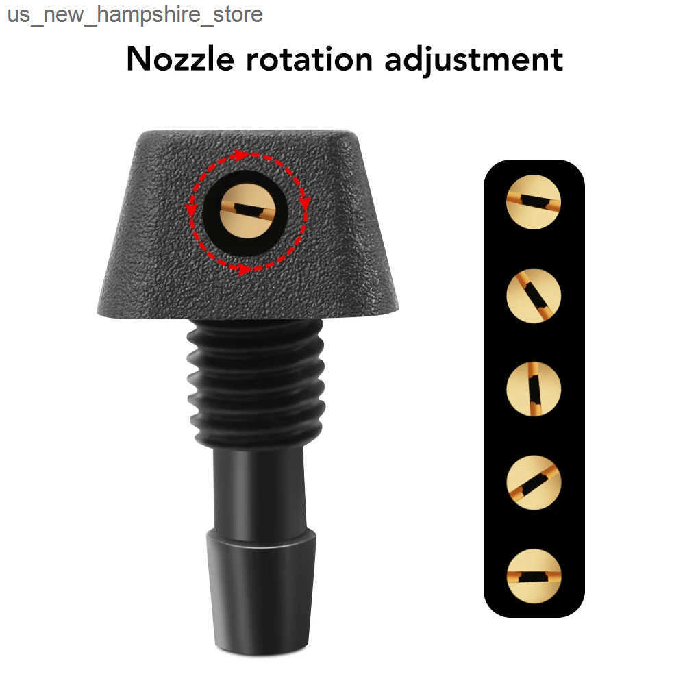 Wipers 1Pcs Car Windshield Wiper Washer Spray Nozzle for Ford Mondeo MK4 MK3 Focus 2 3 MK2 MK1 Fiesta Fusion Ranger S Max J241216